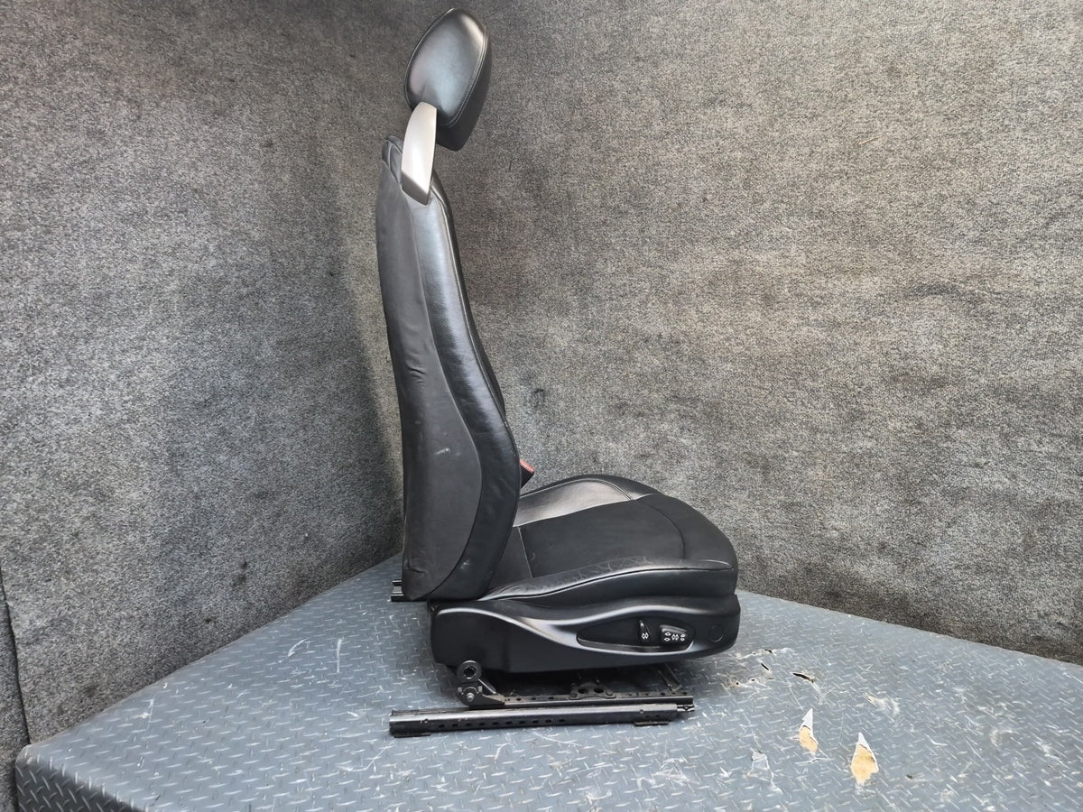 03-04 BMW E85 Z4 Left & Right Sport Memory Heated Leather Seat Black Set OEM