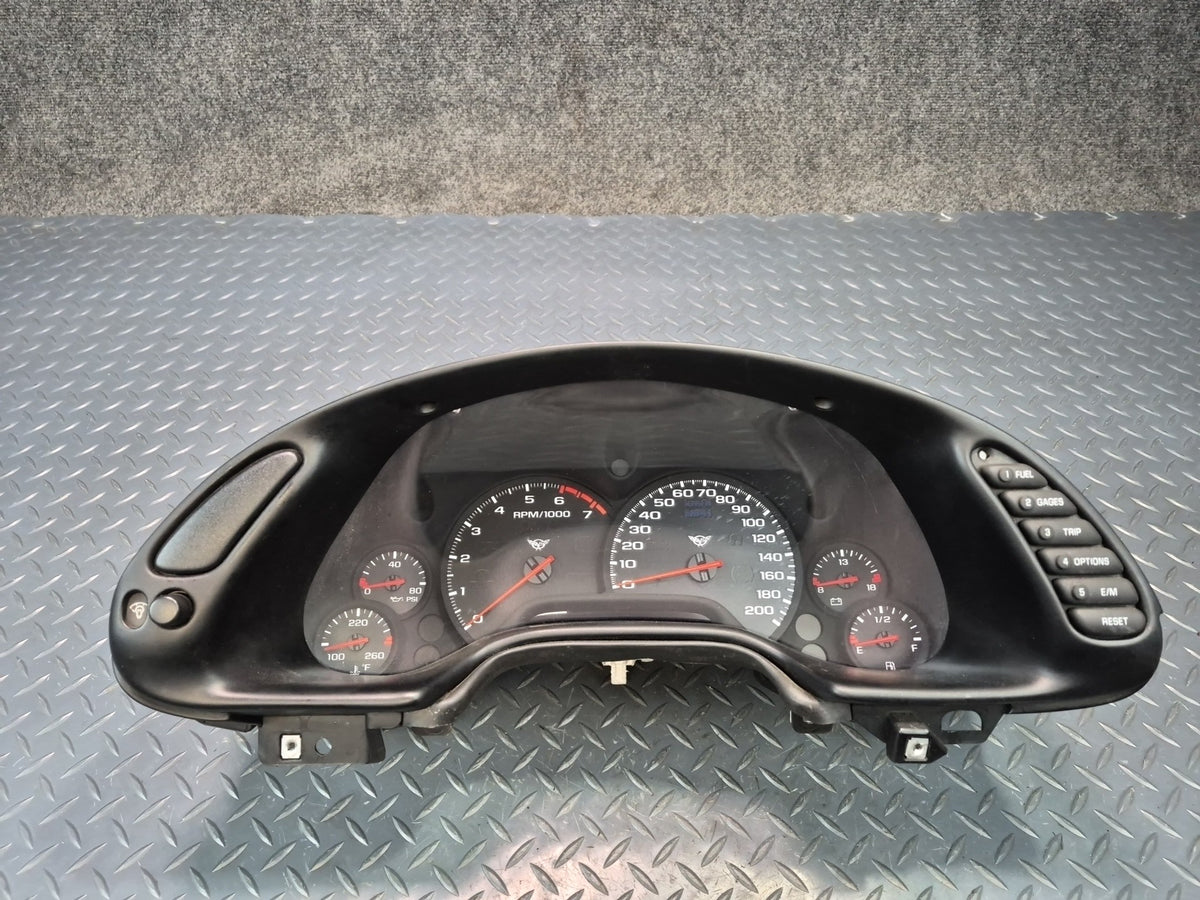 97-98 Chevrolet Corvette C5 Instrument Cluster Gauge Speedometer OEM