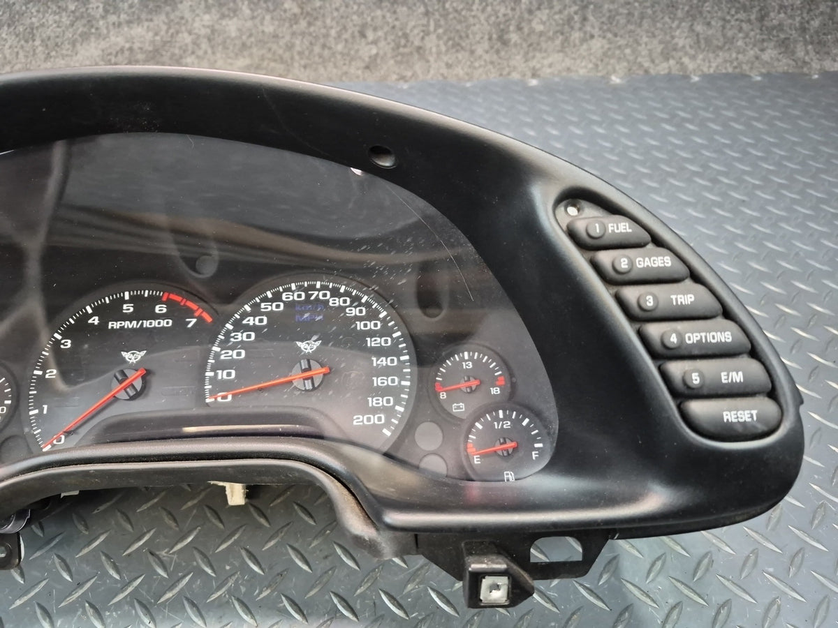 97-98 Chevrolet Corvette C5 Instrument Cluster Gauge Speedometer OEM