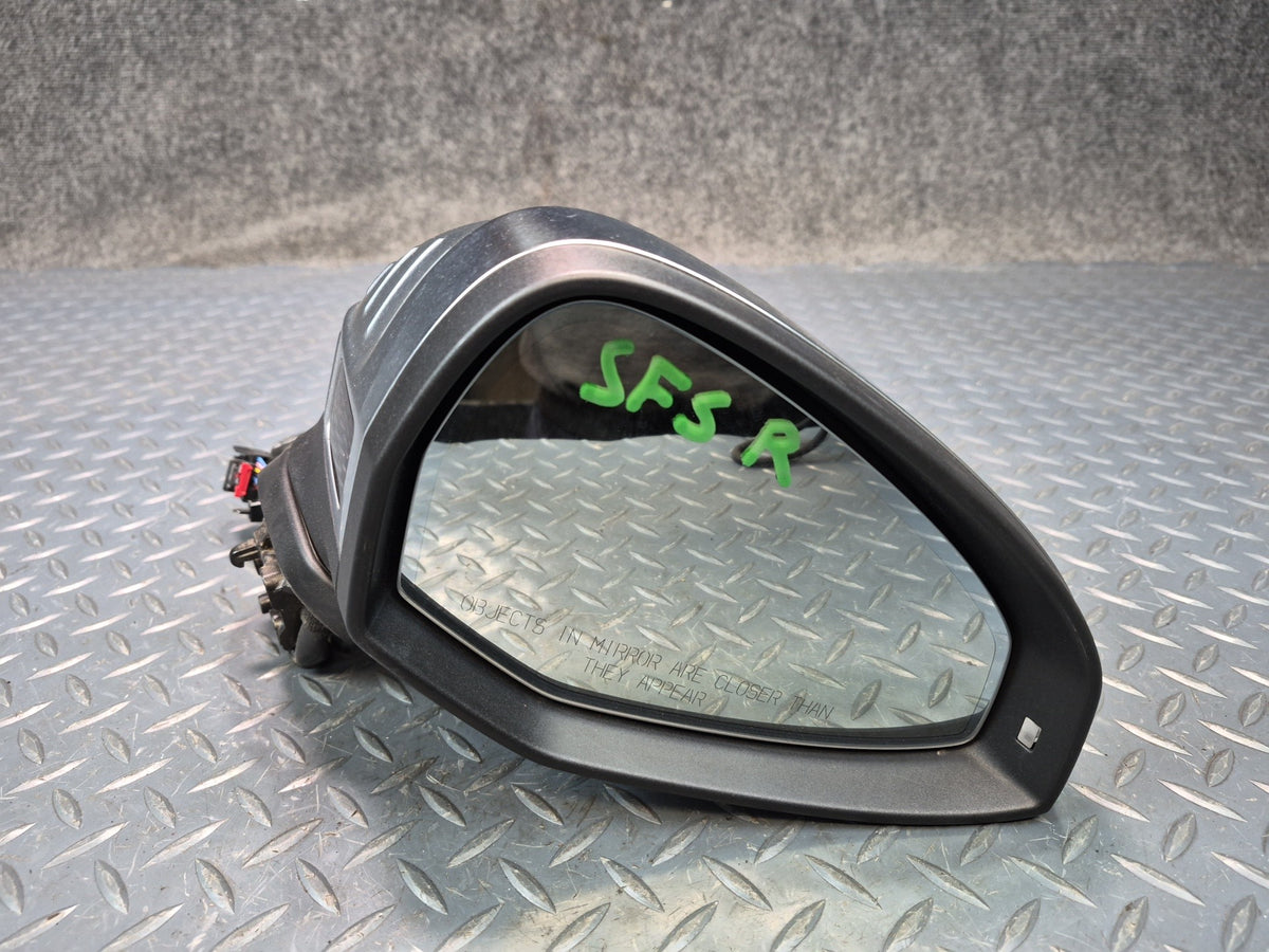 18-25 Audi S5 Sportback Right Exterior Heated Side View Mirror w Blind Spot OEM