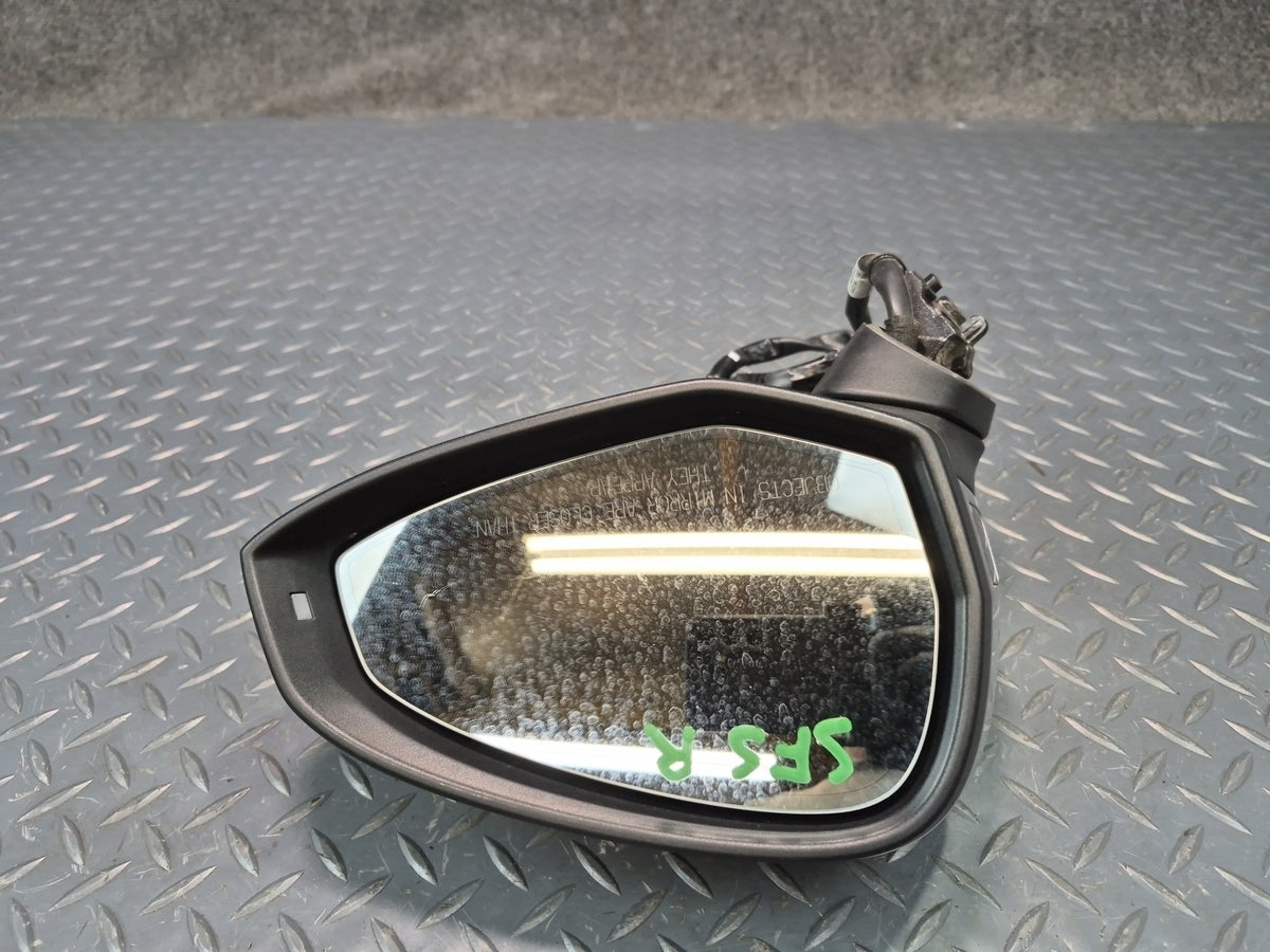 18-25 Audi S5 Sportback Right Exterior Heated Side View Mirror w Blind Spot OEM