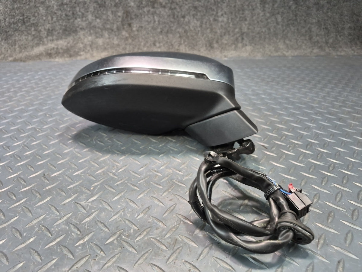 18-25 Audi S5 Sportback Right Exterior Heated Side View Mirror w Blind Spot OEM