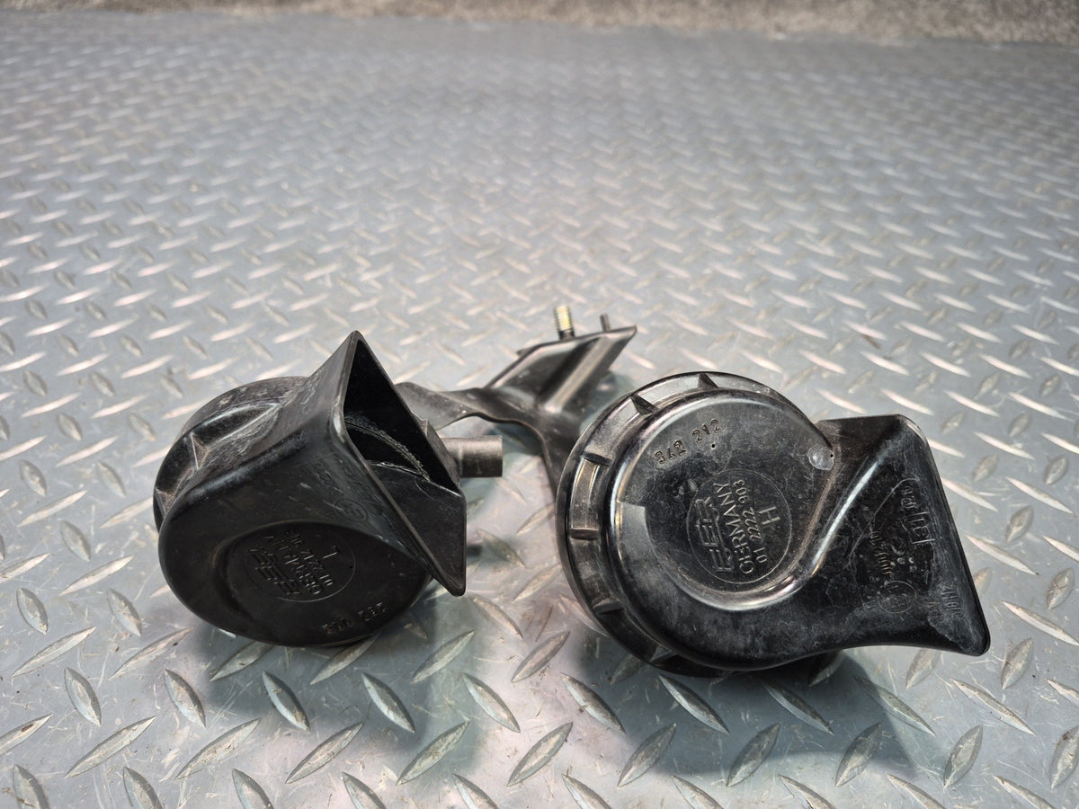 1997-2004 Porsche Boxster 986 High & Low Tone Note Pitch Horn Signal Set of 2