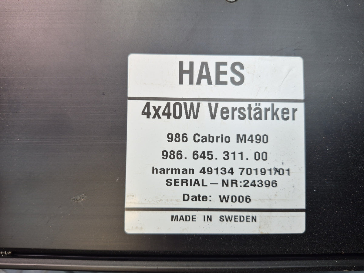 97-02 Porsche Boxster 986 Haes Harman Amplifier AMP Module Unit 98664532300