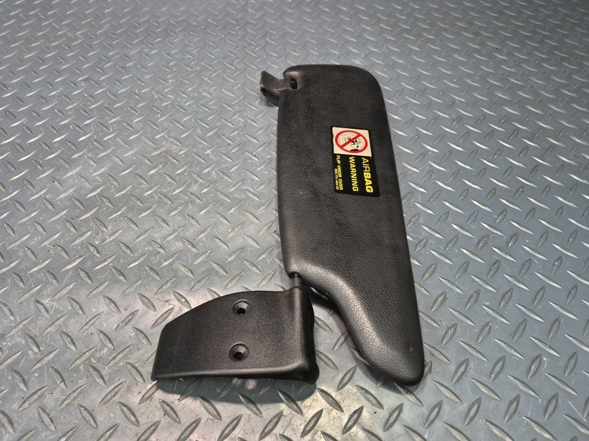 2000-2004 Porsche Boxster 986 Left & Right Side Sun Visor Sun Shade Black Set