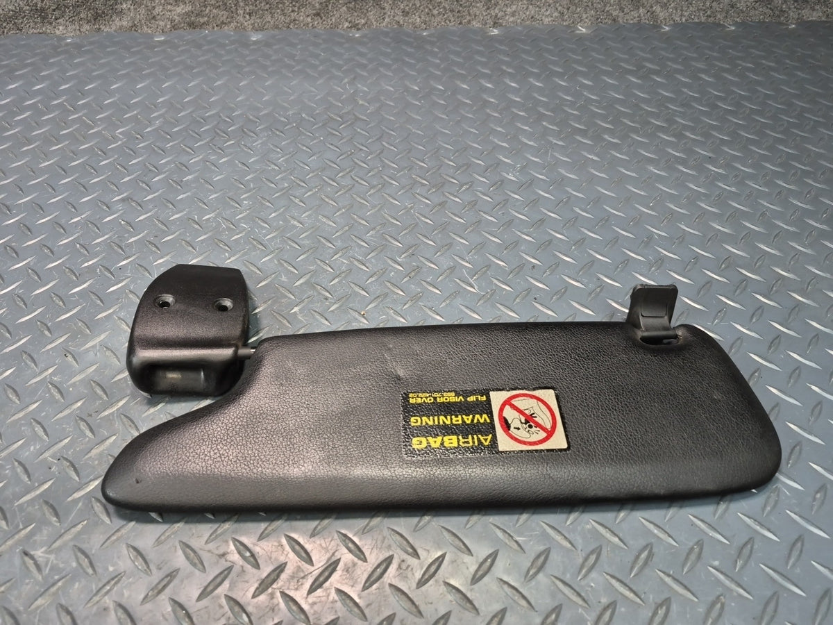 2000-2004 Porsche Boxster 986 Left & Right Side Sun Visor Sun Shade Black Set
