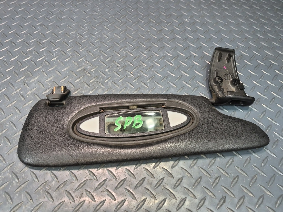 2000-2004 Porsche Boxster 986 Left & Right Side Sun Visor Sun Shade Black Set