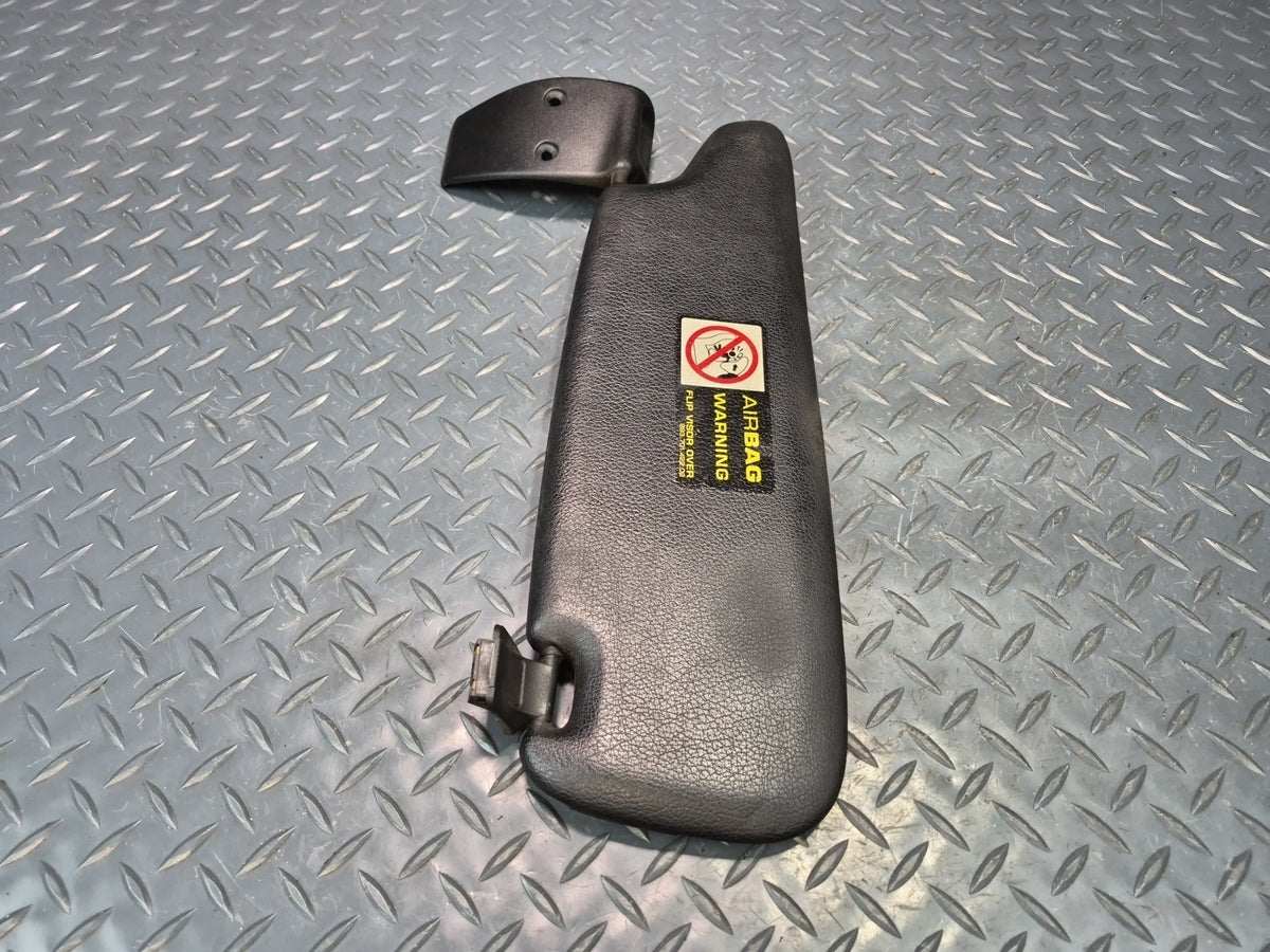 2000-2004 Porsche Boxster 986 Left & Right Side Sun Visor Sun Shade Black Set