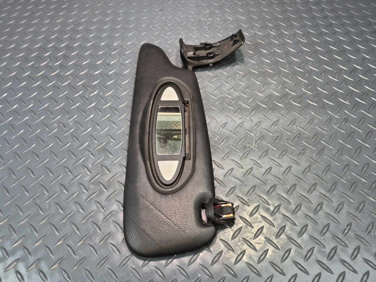 2000-2004 Porsche Boxster 986 Left & Right Side Sun Visor Sun Shade Black Set