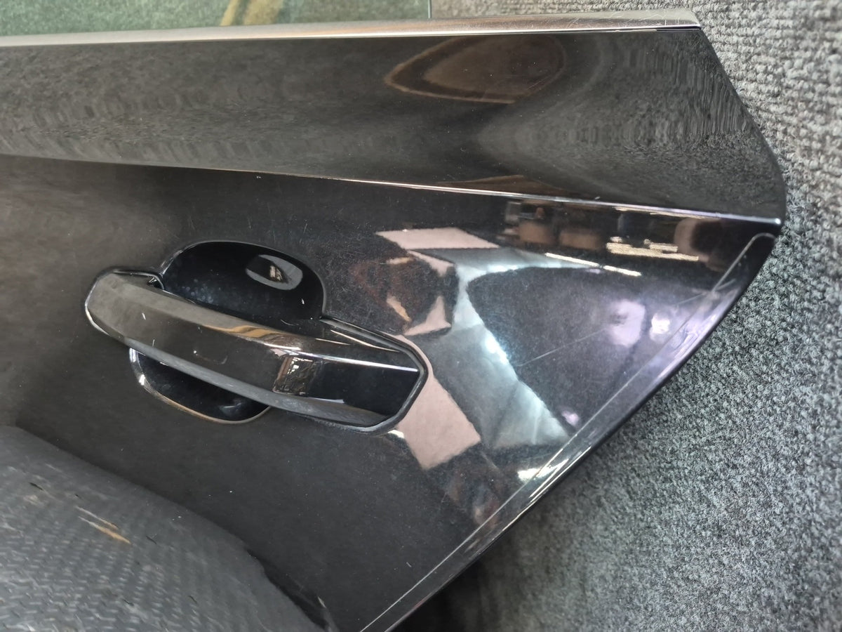 18-25 Audi A5 S5 Sportback Rear Left Door Shell Black w Glass Assembly 49K OEM