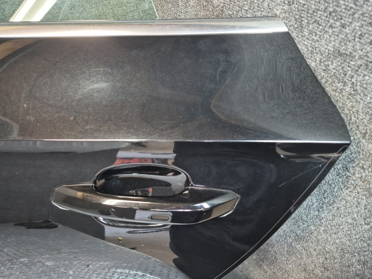 18-25 Audi A5 S5 Sportback Rear Left Door Shell Black w Glass Assembly 49K OEM