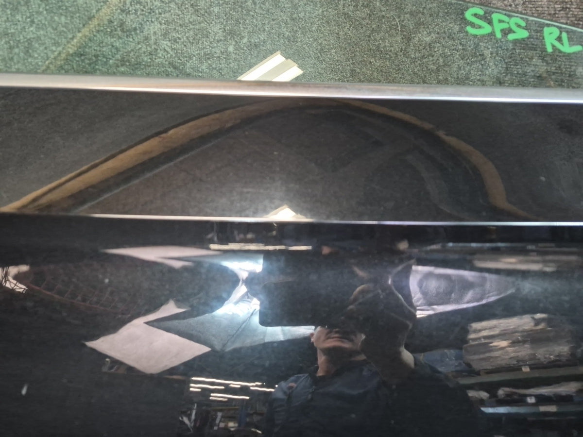 18-25 Audi A5 S5 Sportback Rear Left Door Shell Black w Glass Assembly 49K OEM