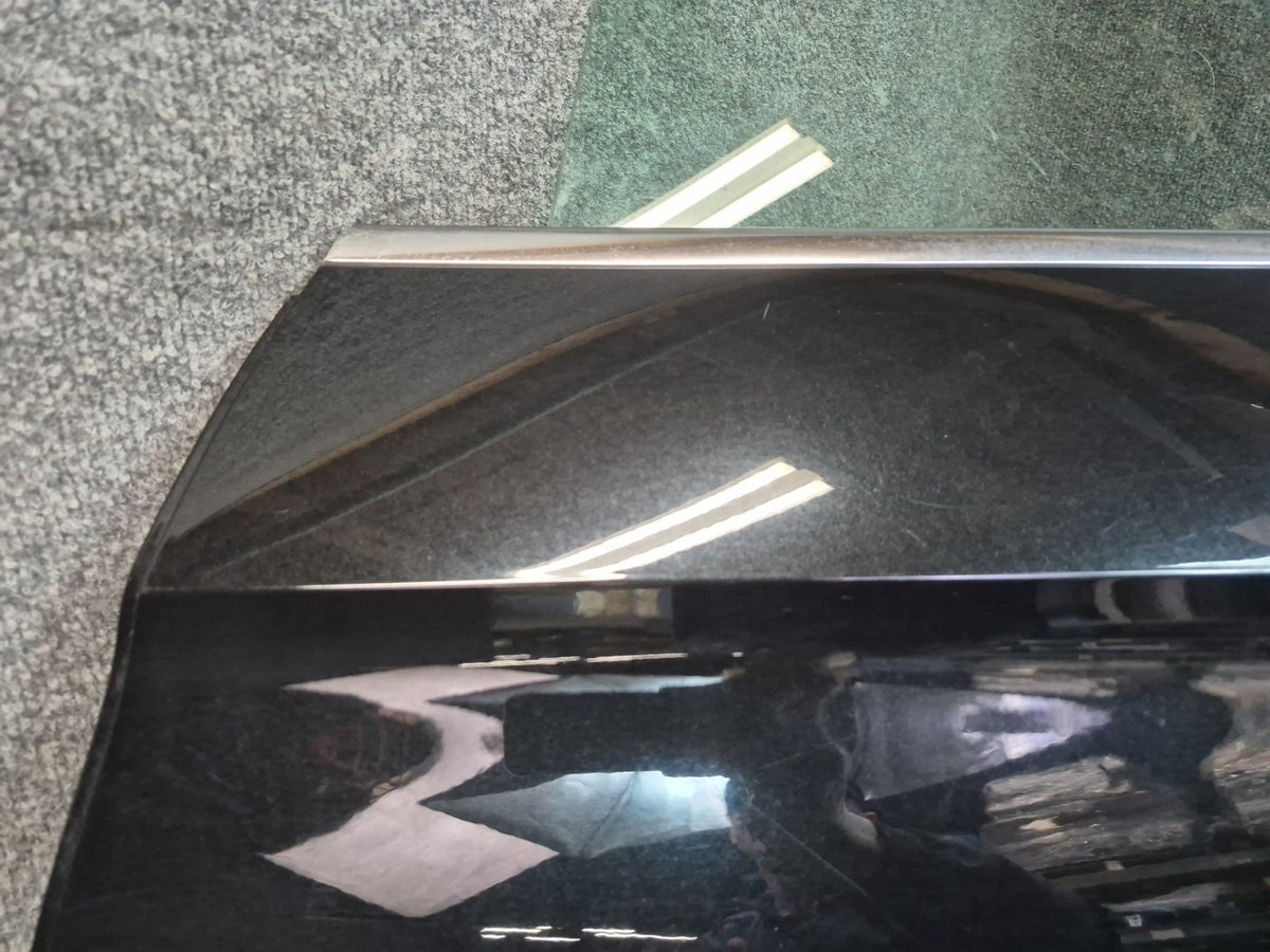 18-25 Audi A5 S5 Sportback Rear Left Door Shell Black w Glass Assembly 49K OEM