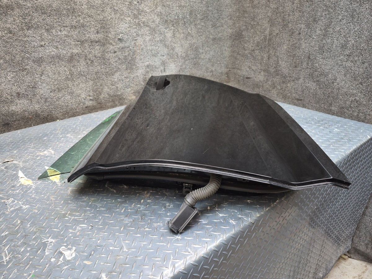 18-25 Audi A5 S5 Sportback Rear Left Door Shell Black w Glass Assembly 49K OEM