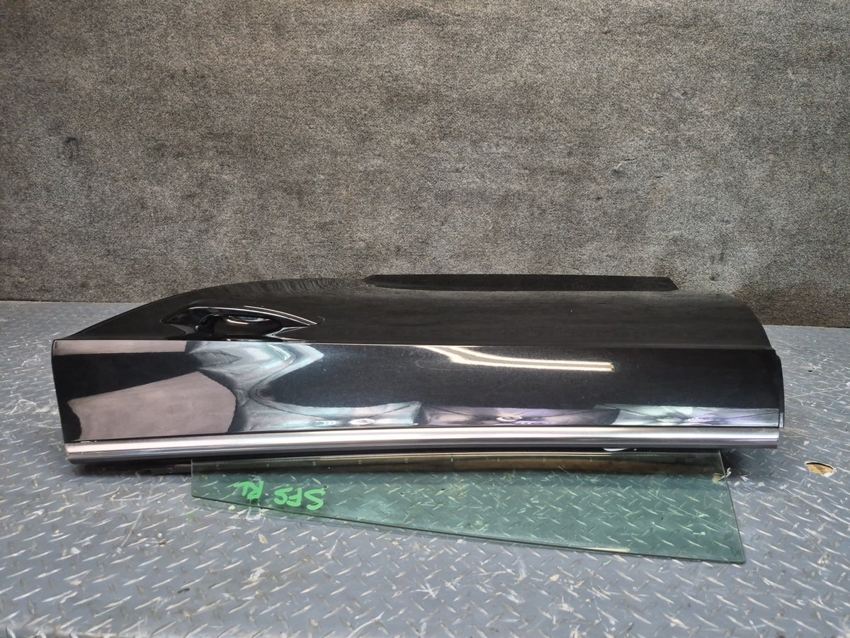18-25 Audi A5 S5 Sportback Rear Left Door Shell Black w Glass Assembly 49K OEM