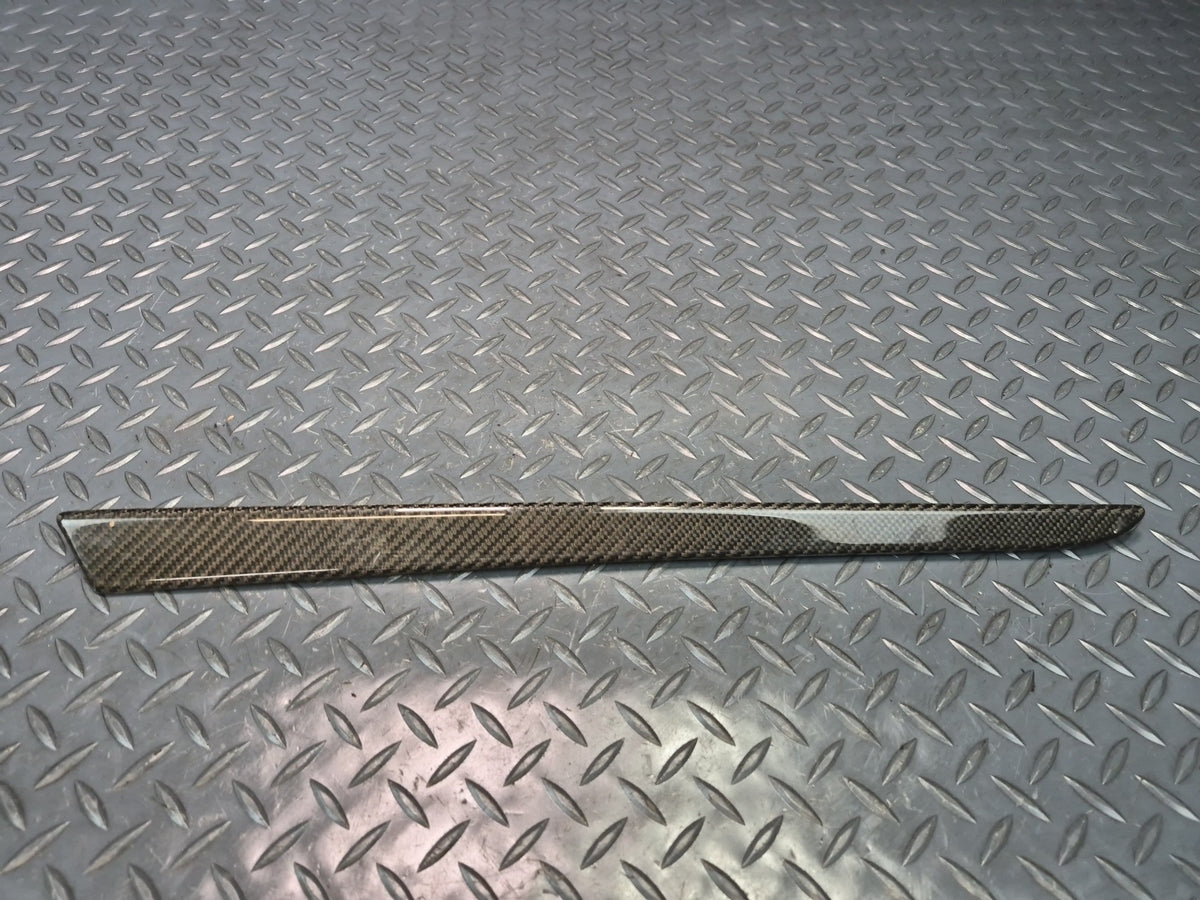 2003-2010 Porsche Cayenne 957 Rear Door Carbon Fiber Trim Bezel Panel Set of 2
