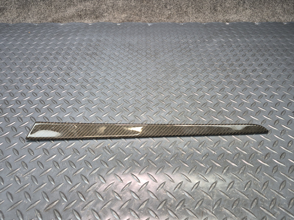 2003-2010 Porsche Cayenne 957 Rear Door Carbon Fiber Trim Bezel Panel Set of 2