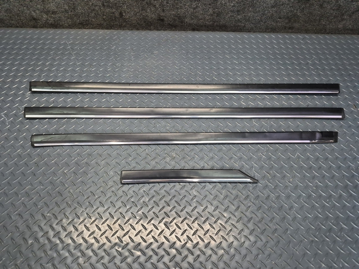84-86 Toyota Cressida MX73 Sedan Left Fender Door Exterior Molding Set of 4 OEM