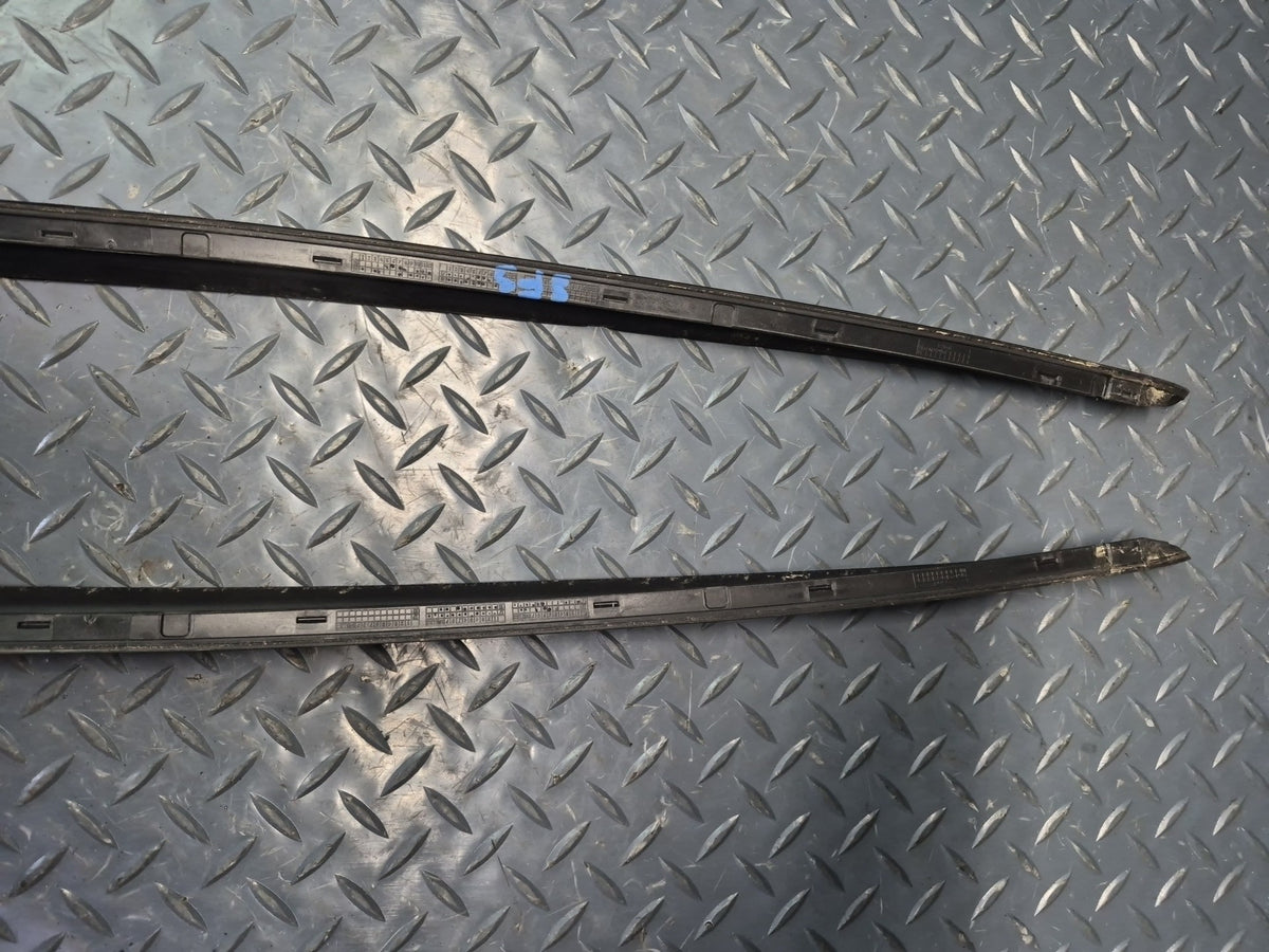 18-25 Audi A5 S5 Front Windshield A Pillar Exterior Trim Drip Molding Set OEM