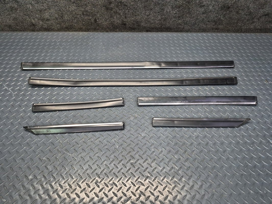 84-86 Toyota Cressida MX73 Sedan Right Fender Door Exterior Molding Set of 6 OEM