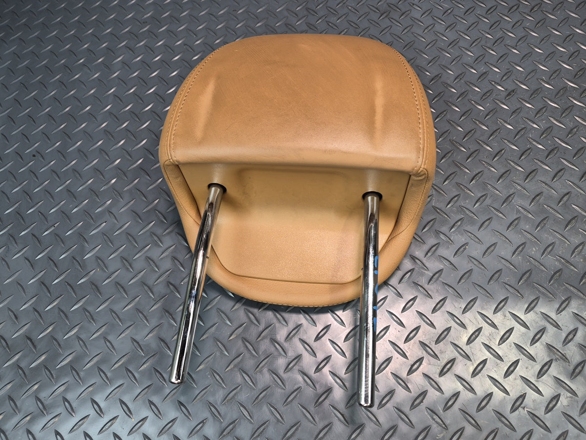 2003-2010 Porsche Cayenne 957 Front Seat Left & Right Leather Headrest Set of 2