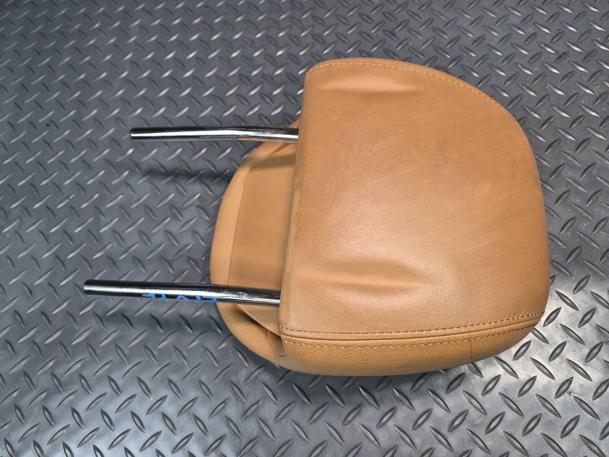 2003-2010 Porsche Cayenne 957 Front Seat Left & Right Leather Headrest Set of 2