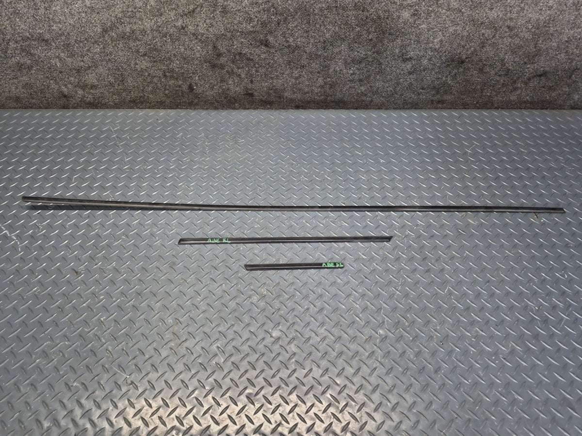1994-1997 BMW E31 840Ci Left Fender Door Rear Quarter Trim Molding Set of 3