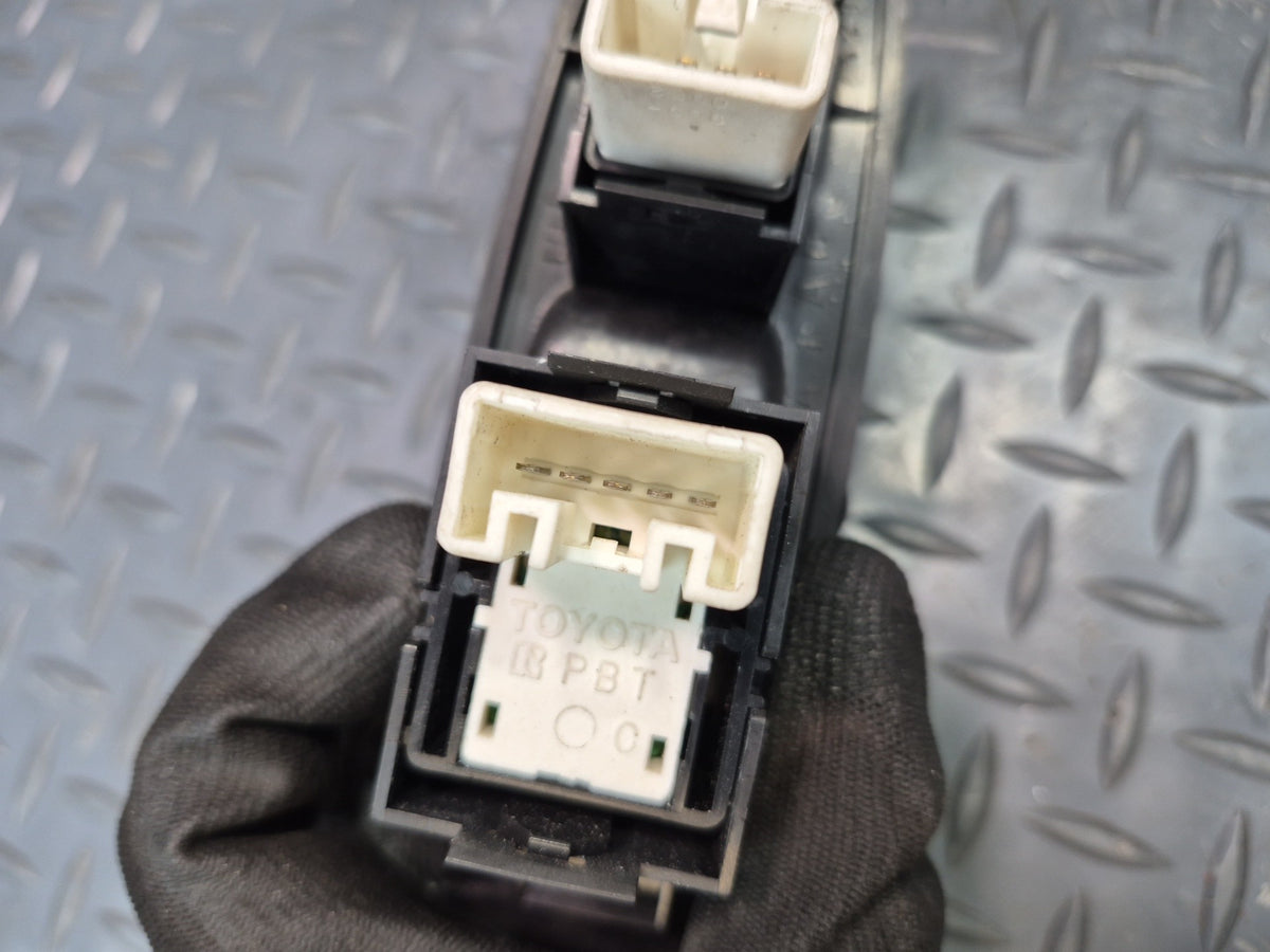 92-00 Lexus UZZ30L SC300 SC400 Front Right Pass Door Window Switch Black OEM
