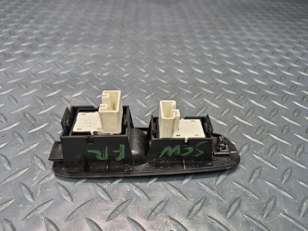 92-00 Lexus UZZ30L SC300 SC400 Front Right Pass Door Window Switch Black OEM