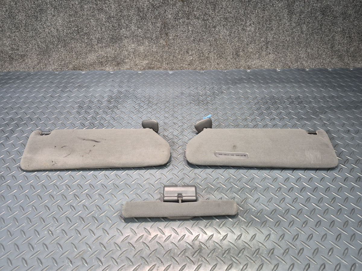 94-95 Lexus UZZ30L SC300 SC400 Set of 3 Front Left Center Right Sun Visor OEM