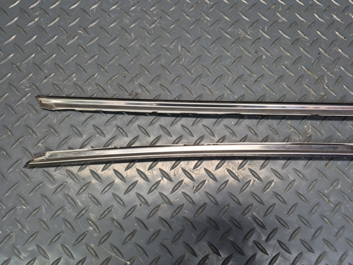 84-86 Toyota Cressida MX73 Front Windshield Chrome Trim Molding Cover Set OEM