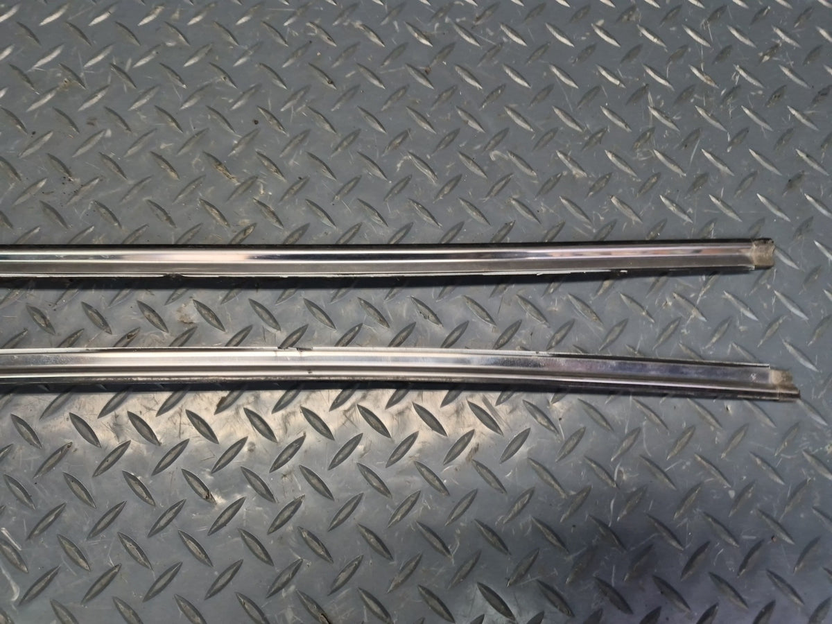 84-86 Toyota Cressida MX73 Front Windshield Chrome Trim Molding Cover Set OEM