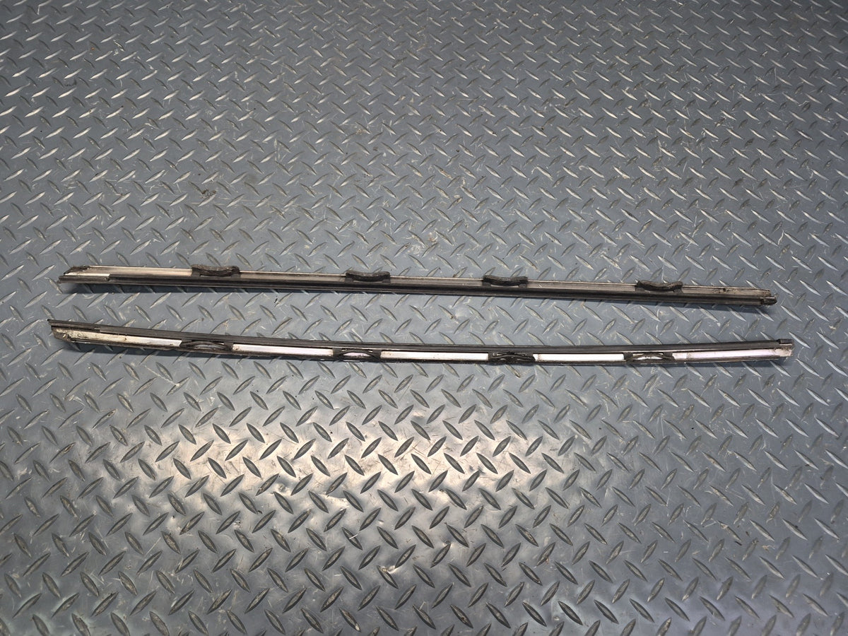 84-86 Toyota Cressida MX73 Front Windshield Chrome Trim Molding Cover Set OEM