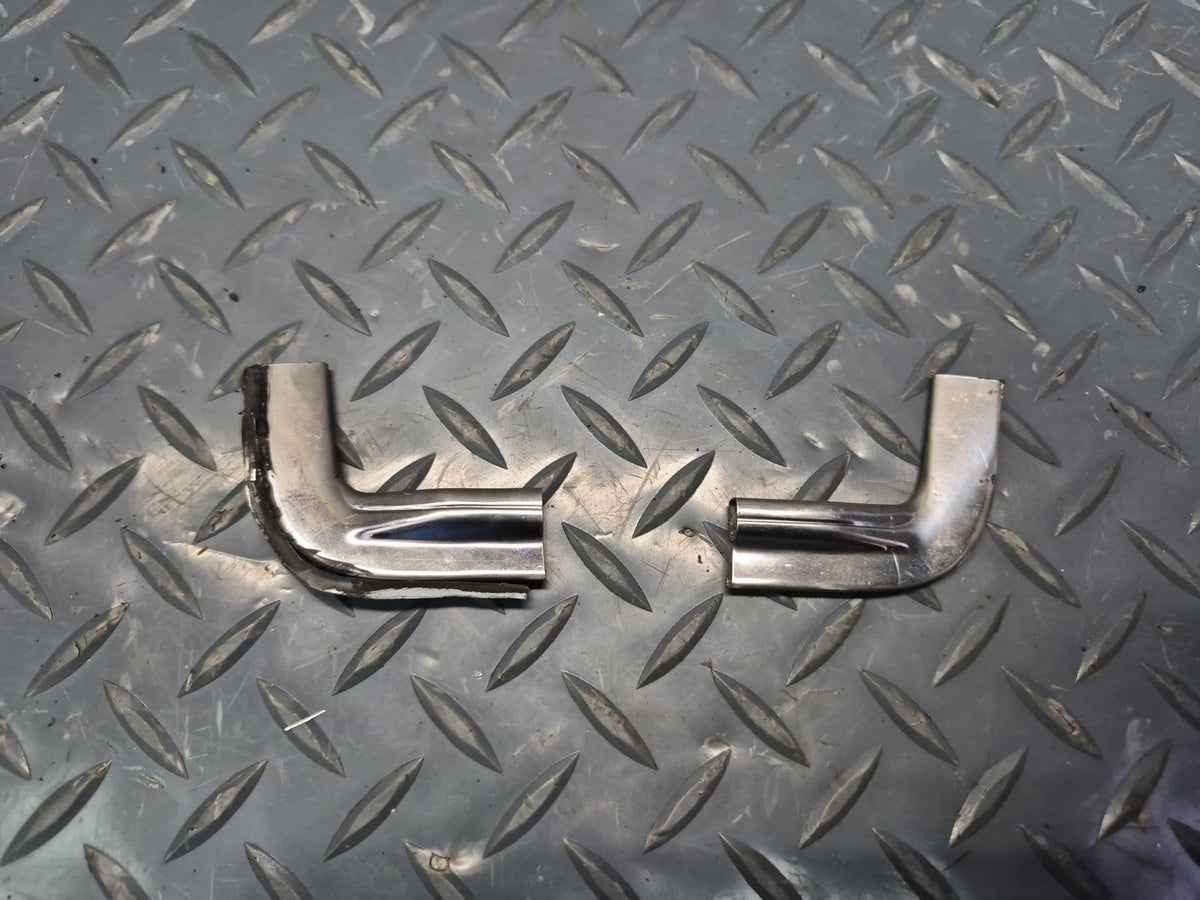 84-86 Toyota Cressida MX73 Front Windshield Chrome Trim Molding Cover Set OEM