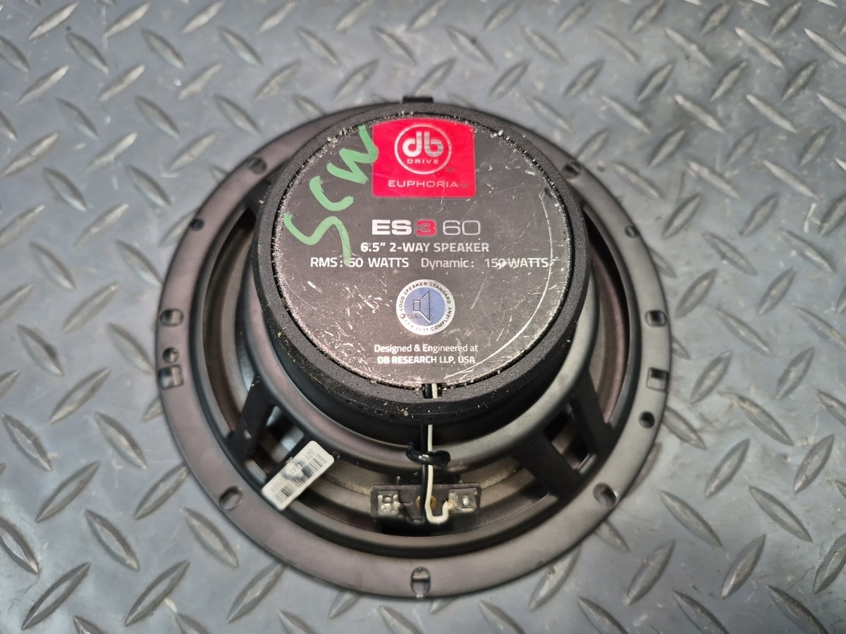 DB Drive Euphoria ES3 60 6.5" 2-WAY Speaker 50 Watts RMS Set of 2