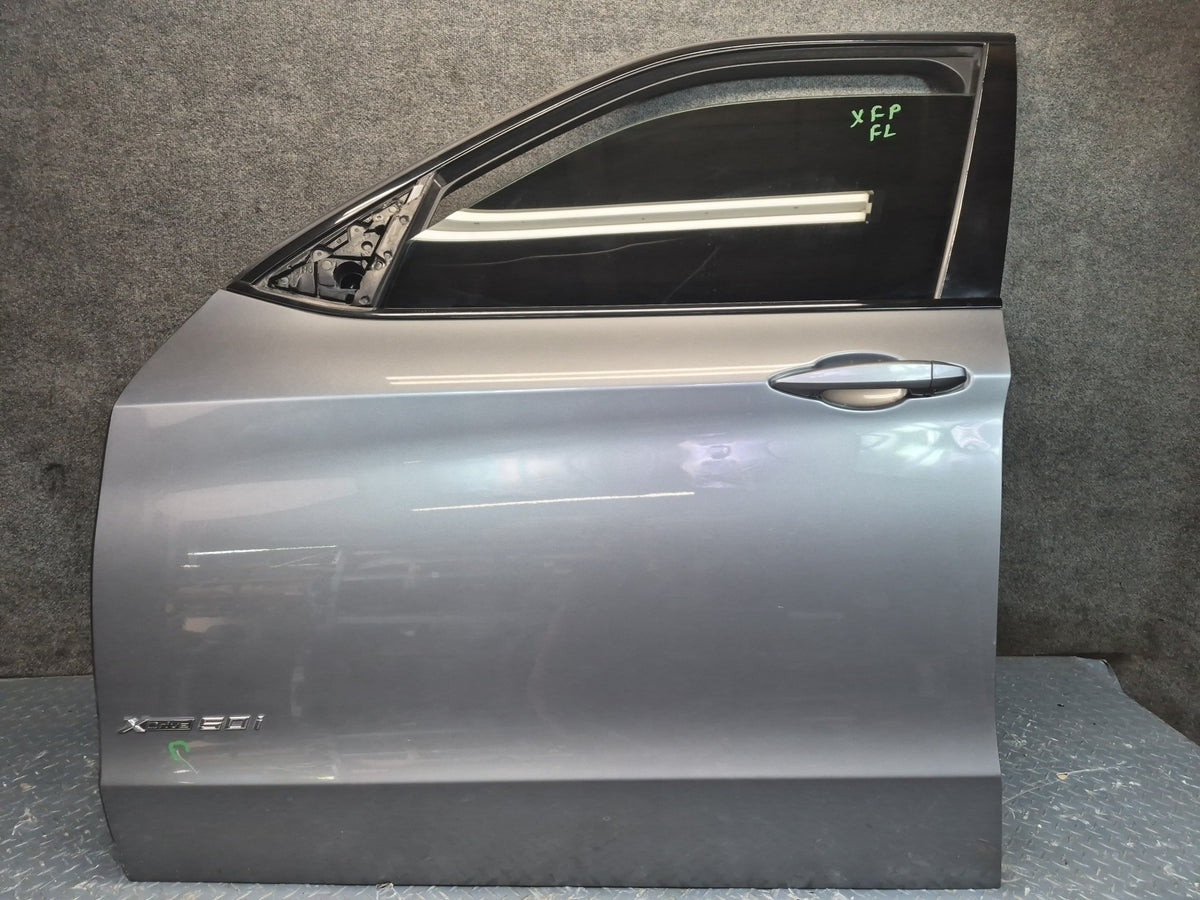 2014-2018 BMW F15 X5 Front Left Door Shell Panel w Glass Space Gray