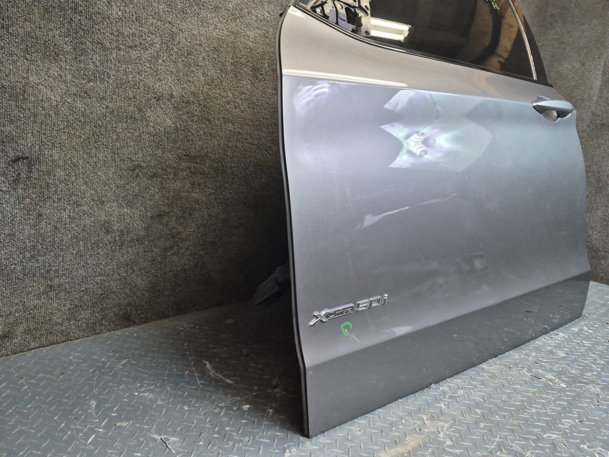 2014-2018 BMW F15 X5 Front Left Door Shell Panel w Glass Space Gray