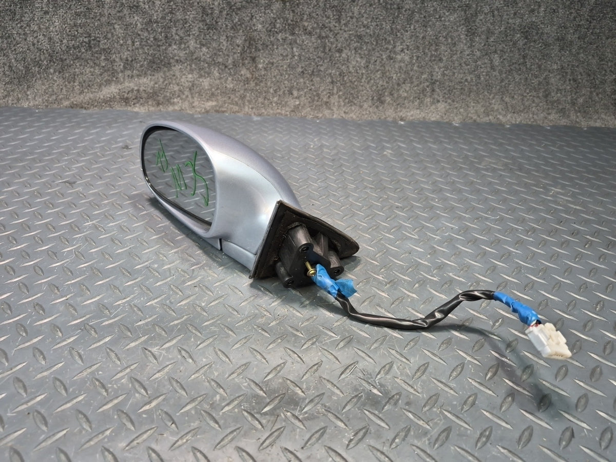 95-98 Lexus UZZ30L SC300 SC400 Left Door Side View Power Mirror Silver Damaged