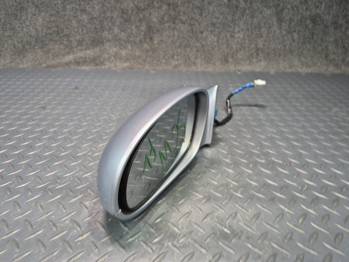 95-98 Lexus UZZ30L SC300 SC400 Left Door Side View Power Mirror Silver Damaged