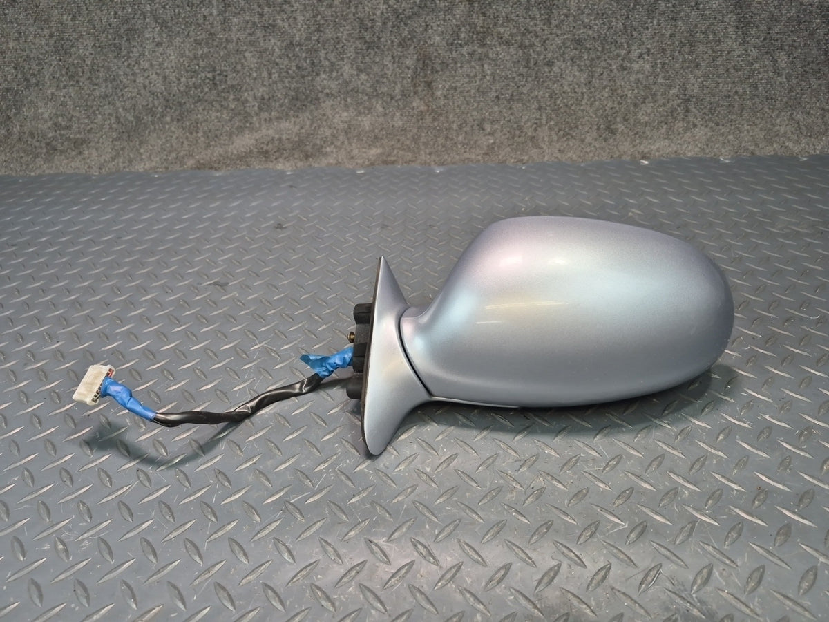 95-98 Lexus UZZ30L SC300 SC400 Left Door Side View Power Mirror Silver Damaged