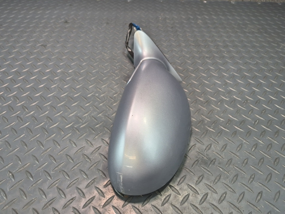 95-98 Lexus UZZ30L SC300 SC400 Left Door Side View Power Mirror Silver Damaged