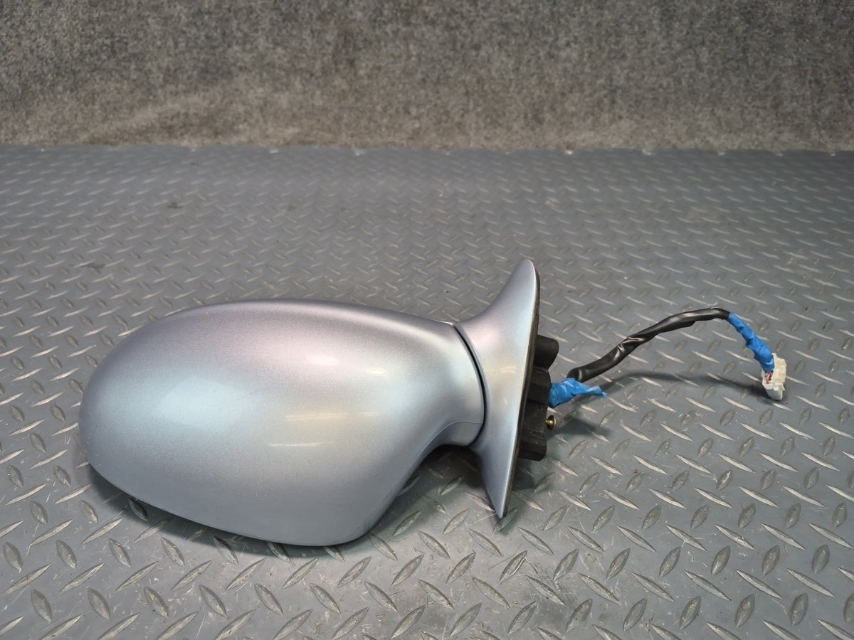 95-98 Lexus UZZ30L SC300 SC400 Left Door Side View Power Mirror Silver Damaged