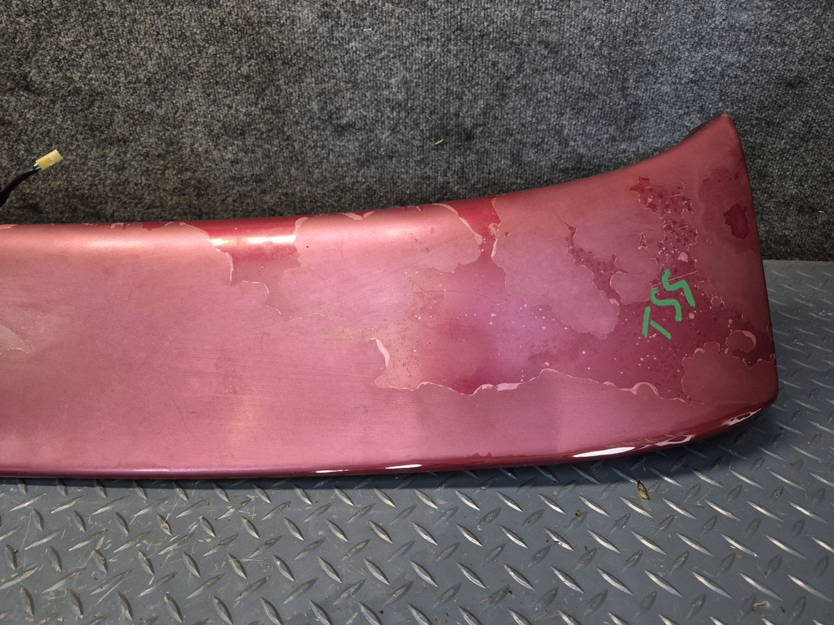 89-92 Toyota Supra MA71 MK3 Turbo Set of 3 Rear Trunk Lid Spoiler Molding Dmgd