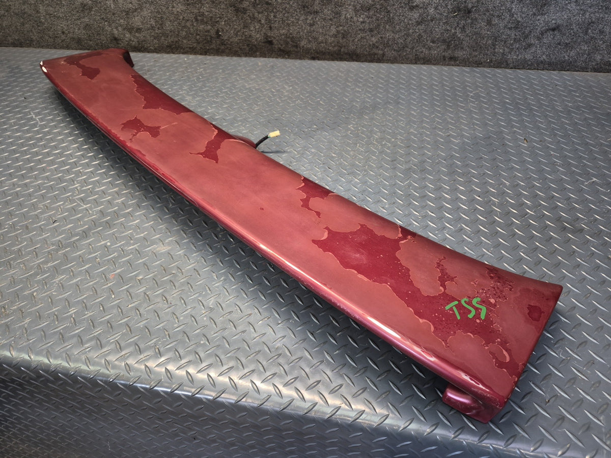 89-92 Toyota Supra MA71 MK3 Turbo Set of 3 Rear Trunk Lid Spoiler Molding Dmgd