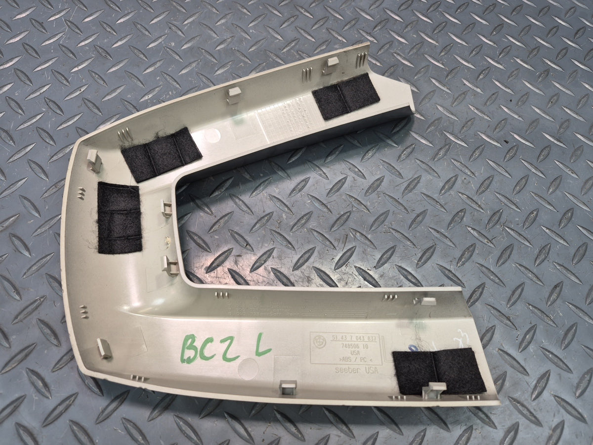 03-08 BMW E85 Z4 Convertible Set of 2 Left Roll Over Trim Cover Panel OEM