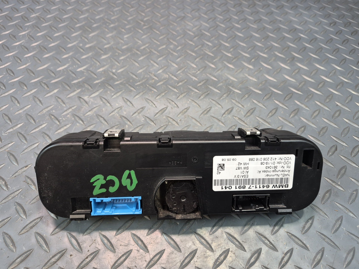 06-08 BMW E85 Z4 A/C Heater Climate Control Switch Panel 7891041 OEM