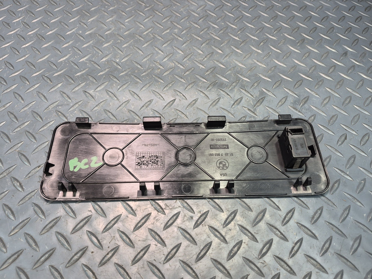 03-08 BMW E85 E86 Z4 Dash Center Lower Trim Cover Panel 7053091 OEM