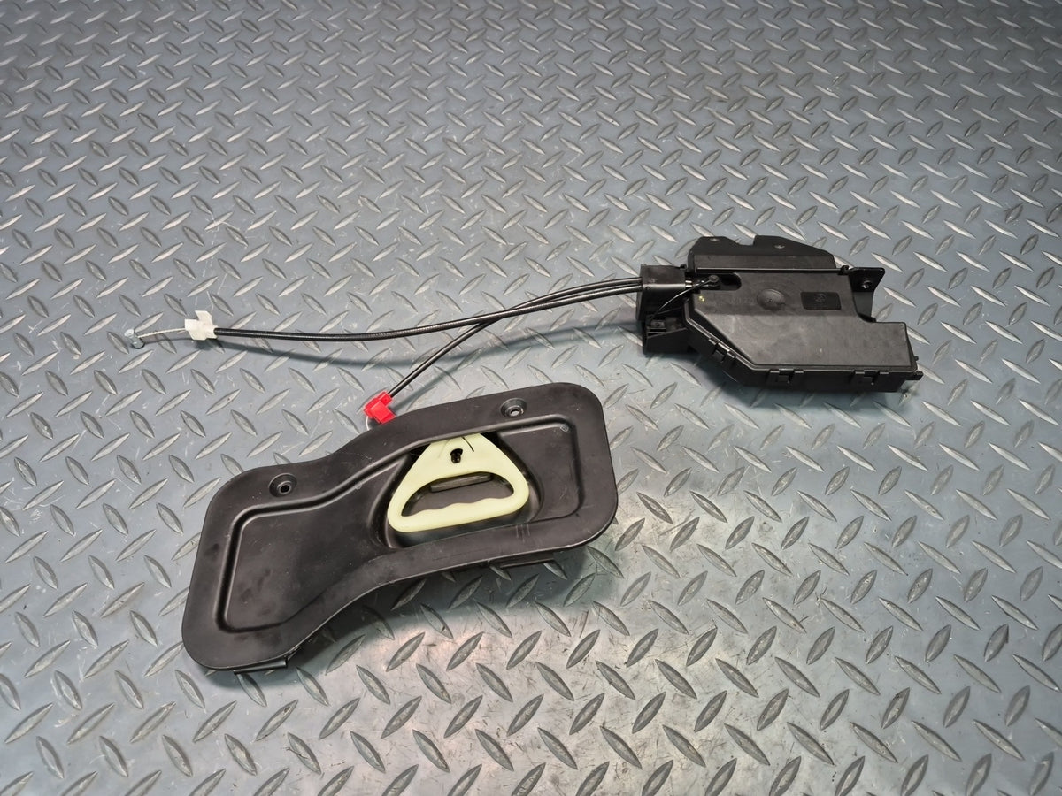 03-08 BMW E85 Z4 Rear Trunk Lock Latch Actuator w Recessed Handle OEM
