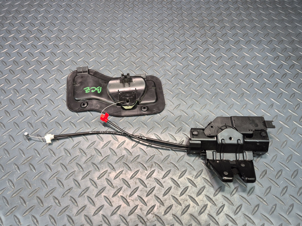03-08 BMW E85 Z4 Rear Trunk Lock Latch Actuator w Recessed Handle OEM