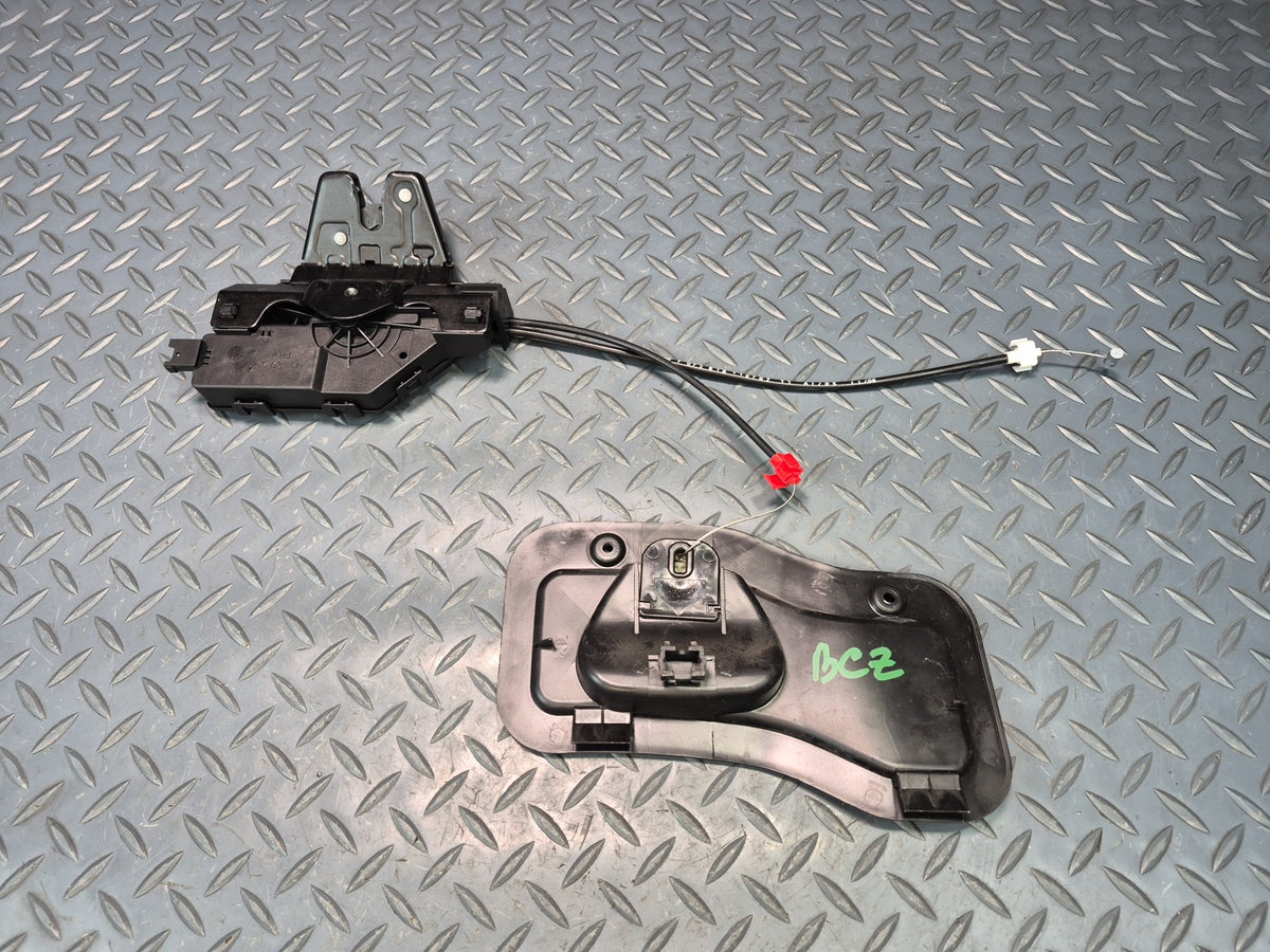 03-08 BMW E85 Z4 Rear Trunk Lock Latch Actuator w Recessed Handle OEM